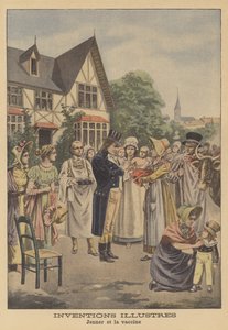 La vacuna contra la viruela de Edward Jenner de French School